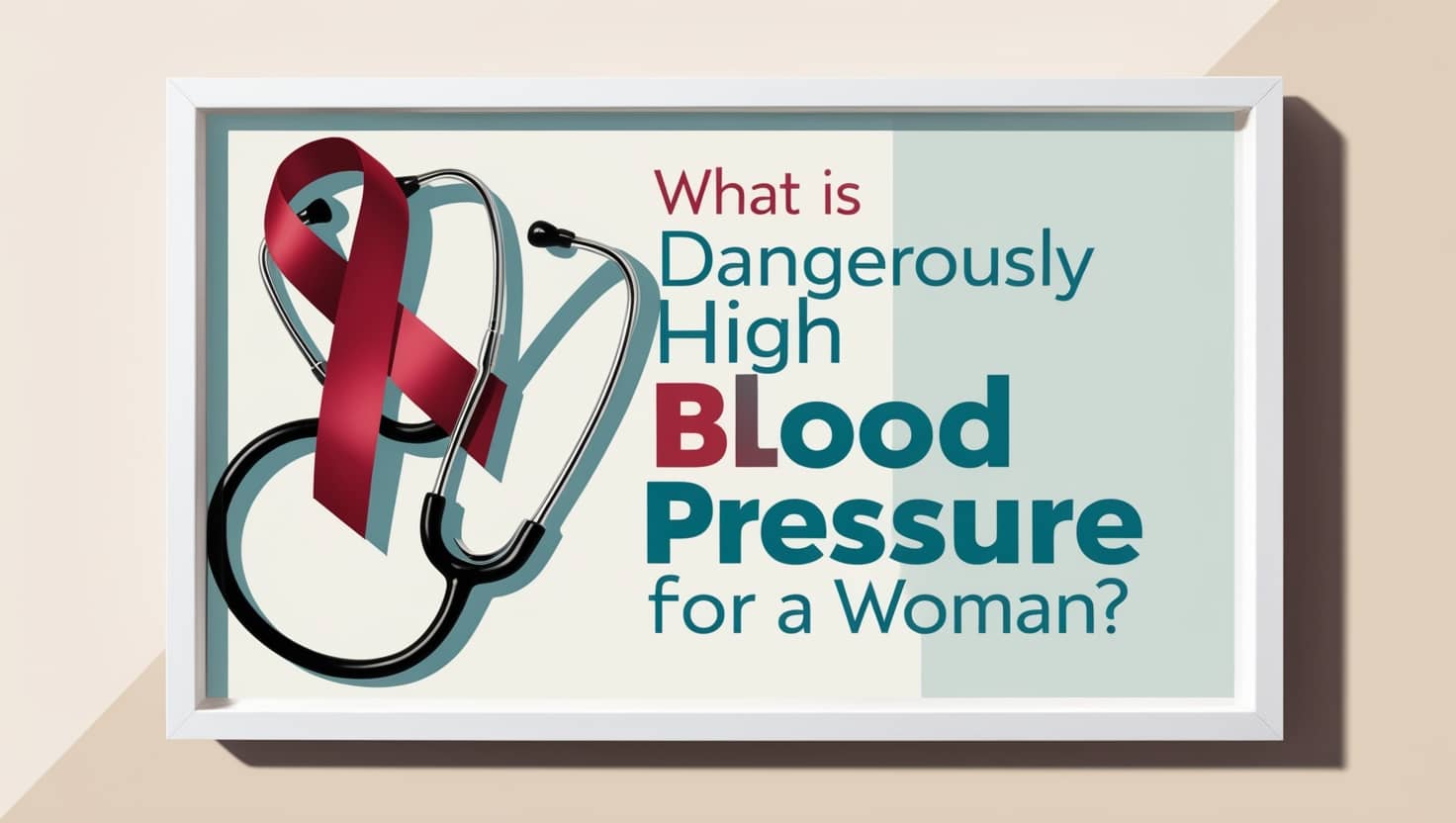 What Is Dangerously High Blood Pressure for a Woman?