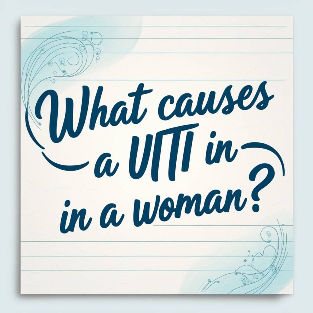 What Causes a UTI in a Woman?