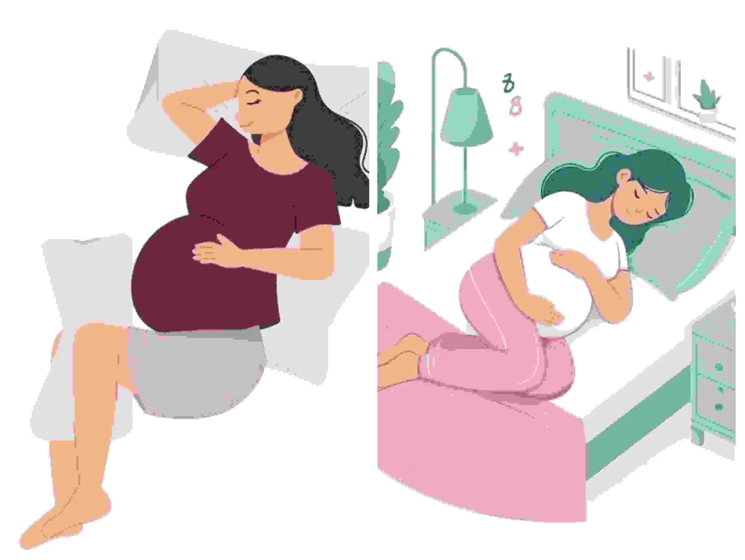 sleeping positions for hip pain while Pregnant