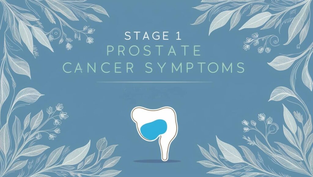 Stage 1 Prostate Cancer Symptoms