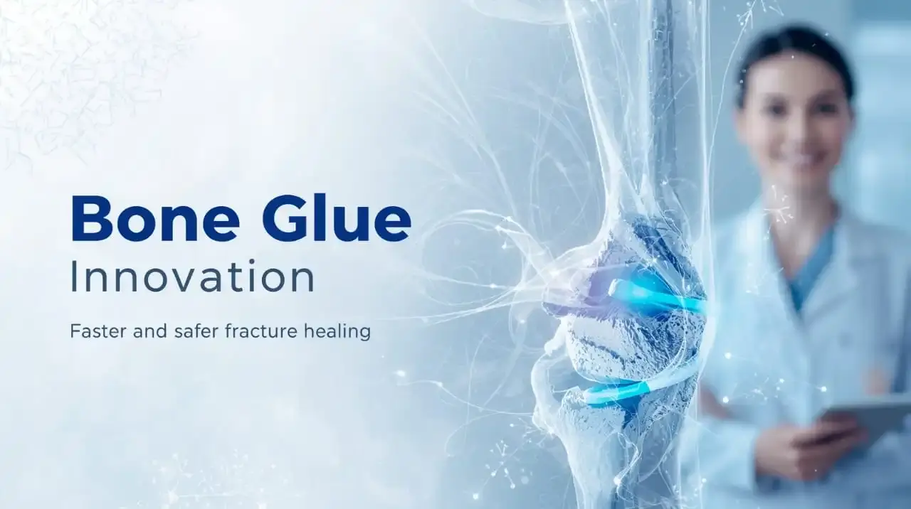 use of bone glue in bone fracture surgeries.